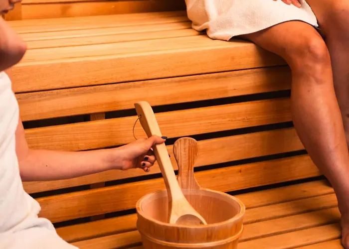 Vsg - 200m From Beach, Pool, Sauna & Jacuzzi 아파트 클림노